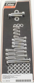 PRIMARY COVER SCREW KIT CHROME